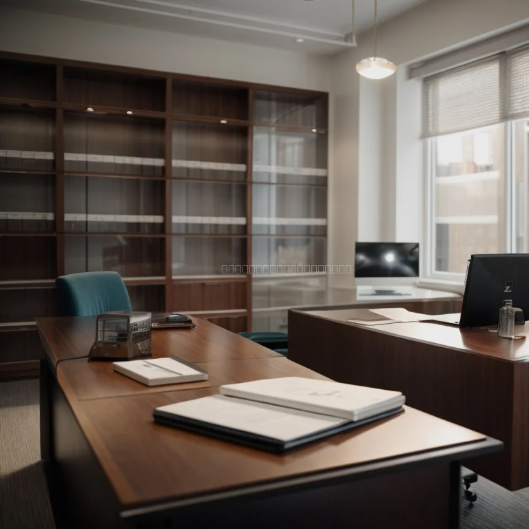 Legal expert reviewing apartment documents